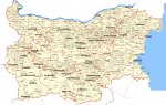mapa Bulharsko
